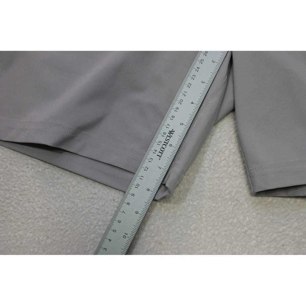 CRZ YOGA Golf Shorts Mens 32W Grey Performance Activewear Excellent